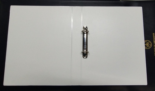 Carpeta A4 Blanca Tipo Clingsor Cubierta 2 Anillos Lomo 30