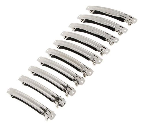 6 7 Pack 10 Piezas Diy Pinzas Para El Cabello Plata En