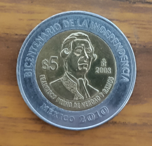 Moneda Del Bicentenario Primo De Verdad Sin Puntos