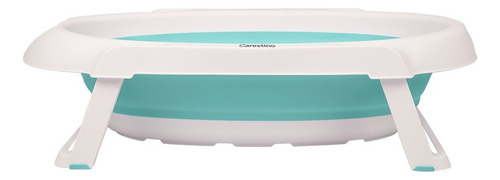 Bañera Para Bebe Carestino Plegable Aguamarina Con Soporte