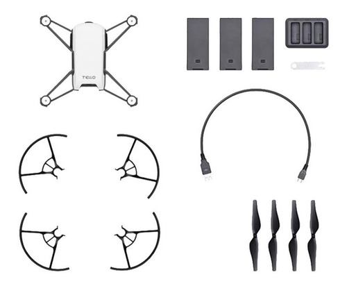Imagem 3 de 3 de Drone Ryze DJI Tello Boost Combo com câmera HD branco 2.4GHz