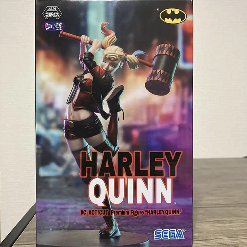 Figura de Harley Quinn Harlequin Premium de Sega Dc Comics Act Cut