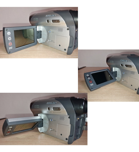 Cámara De Video Sony Handycam Dcr-dvd 105+dvd-rw+accesorios Plata/gris Claro (Usado)