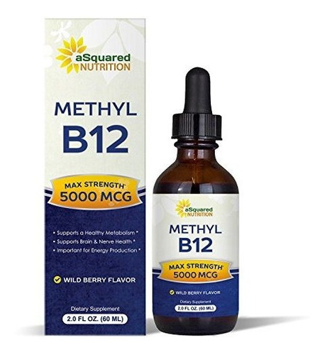 Vitamina A B12 Gotas Líquidas Sublinguales - 5000 Mcg Suple