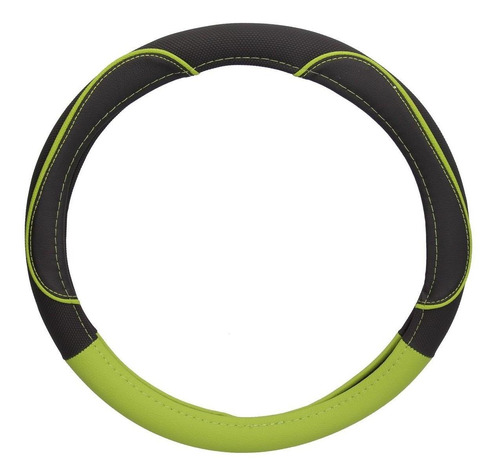 Imagen 2 de 9 de Cubrevolante Univ.(diam.38)cool Line Negro/verde Universal
