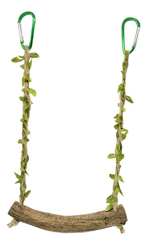 . Percha Para Loro Y Pájaro, Juguete Para Masticar, Escalar,