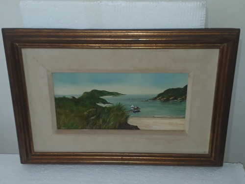 2096- Eduardo Camões - Ose 64x44cm Com Moldura- Marinha (Usado)