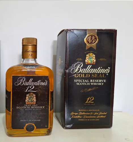 Whisky Ballantines 12anos Gold Seal P/ Coleção Valor Cada 1