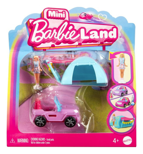 Barbie Barbieland Mini Vehiculo Y Muñeca De Juguete 