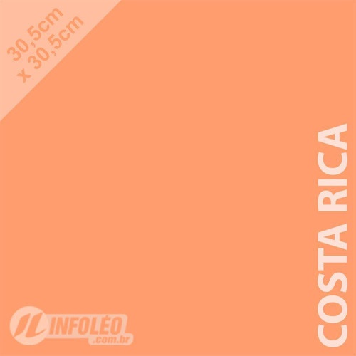Papel 180g 30,5x30,5cm Costa Rica Coral Color Plus 10 Folhas