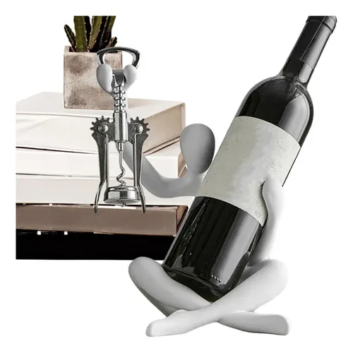 Estante Individual Para Botellas De Vino, Encimera De Ac