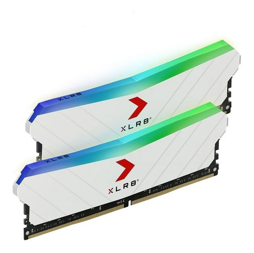 Imagen 5 de 6 de Memoria Pny Xlr8 Gaming White 16gb 3200mhz Rgb Dimm 1.35v