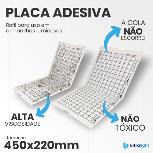 Armadilha Luminosa Mata Moscas Mosquitos Restaurantes e Padarias