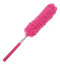 Comprar Plumero Saca Polvo Microfibra Extensible Para Auto Hogar Limpieza Rosa