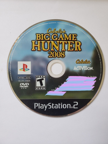 Cabelas Big Game Hunter 2008 Solo Disco 