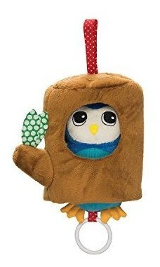 Imagen 3 de 3 de Manhattan Toy Lullaby Owl Pull Musical Cuna Y Juguete Para B