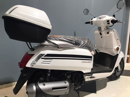 Imagen 13 de 16 de Scooter Kymco Like 125 Blanca 0km 2023