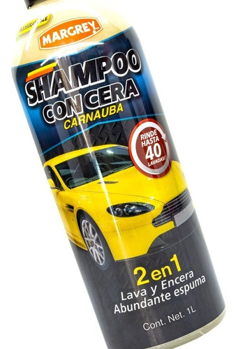 Kit Shampoo Con Cera Espuma 1lt Y Pistola Para Lavado Autos