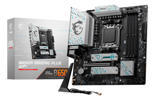 Placa Madre Msi B650m Gaming Plus Wifi Ddr5 Am5 Pcie Usb