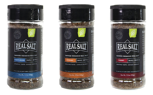 Sal Integral Defumado Cherry Real Salt Redmond 156g
