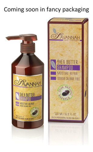 Shampoo De Terapia Capilar Savannah Com Manteiga De Karité E