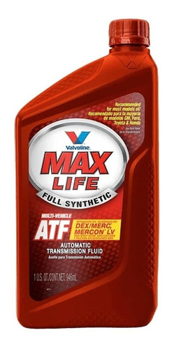 Aceite Transmisión Sintético Atf Multi Vehículo Valvoline