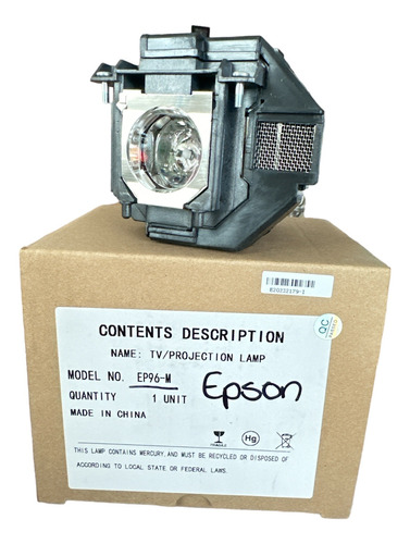 Lámpara Para Proyector Epson Con Carcaza Elplp96