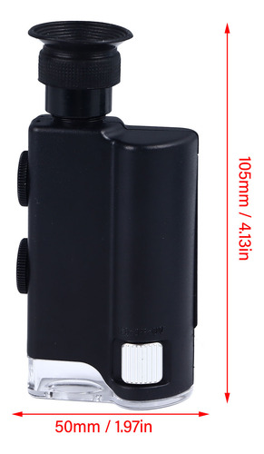 Microscópio Portátil De 200 A 240x Com Zoom Portátil Mini Po