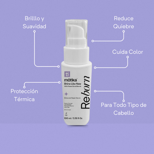 Reborn Shine Like New Serum Brillo Y Reparación 100ml
