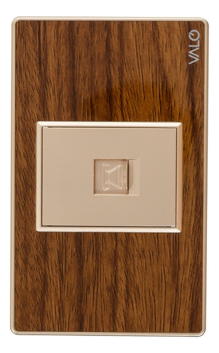 Placa Valo Toma Telefono Madera