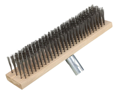 Escoba De Cerdas De Alambre De Alta Resistencia Para 40cm