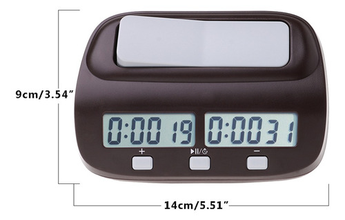 Imagen 4 de 10 de Reloj Digital Profesional De Ajedrez Cuenta Arriba Abajo Tem