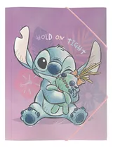 Comprar Carpeta Stitch Dibujo N5 Oficio 3 Solapas Elastico Mooving