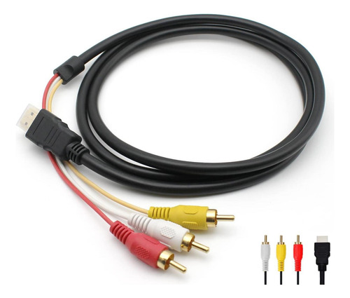 Cable Hdmi A Rca De Snlrntin, Cable Hdmi Macho De 1080p A 3-