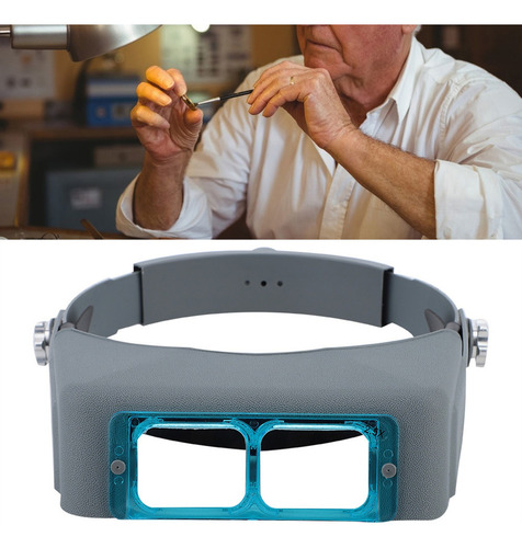 . Lupa De Lectura De Diadema Con Cuatro Lentes De Vidrio