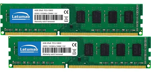 Memoria Ram 1333mhz 8gb(4gbx2)ddr3-10600s 1.5v Udimm Desktop | MercadoLibre