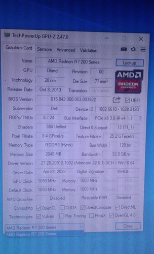 Imagen 2 de 3 de Tarjeta De Video Amd Radeon R7 250 2gb