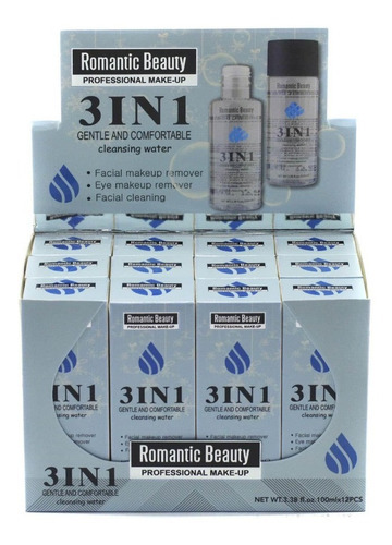 Pack 12u. - Agua Desmaquillante «3x1 Cleansing Water» R.b