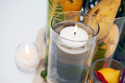 Imagen 2 de 10 de 10 Velas Flotantes Medianas Para Cilindro Aluzza