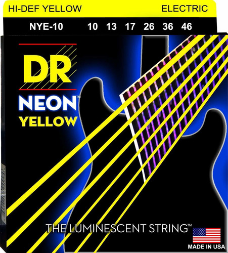 Dr Strings Hi-def Neon Cuerdas Para Guitarra Eléctrica (nye-
