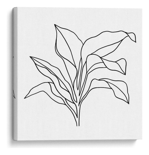 Canvas Lab Cuadro Contorno De Follaje I 20x20, Jacob Green