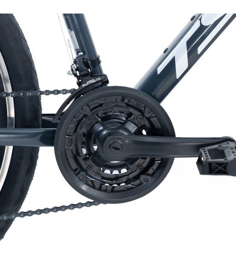 Imagem 5 de 6 de Bicicleta Tsw Orla 21v Aro 26 Quadro 18 Cinza Cinza Claro