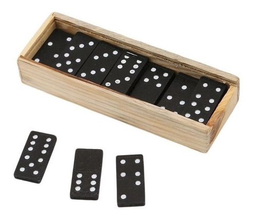 Juego De Mesa Domino De Madera Adultos, Adolescentes Y Niños