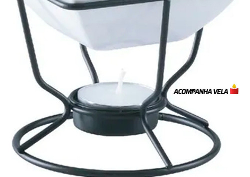Set De Fondue Con 5 Piezas De Chocolate Y Queso