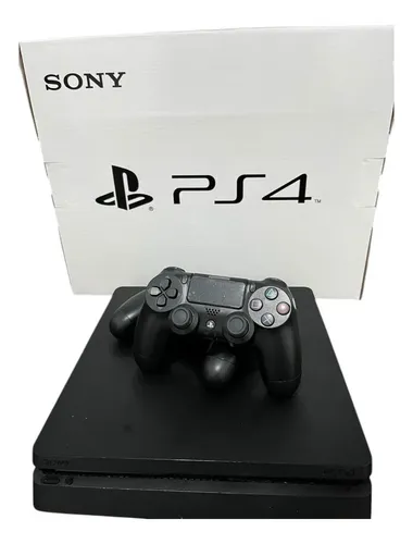 Sony Ps4 Playstation 4 Cuh 4 Slim 500gb Standard Cor Preto E Jogos