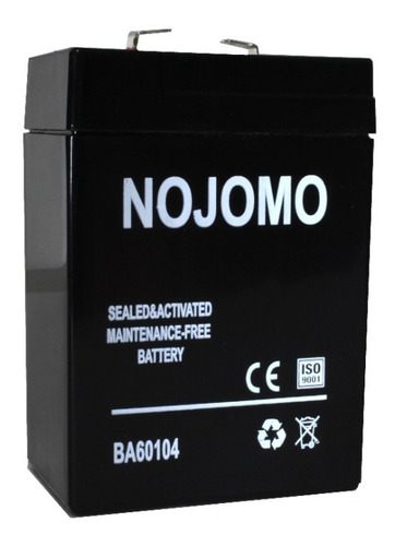 Bateria Recargable Para Sistemas De Alarma 6v 4.5ah