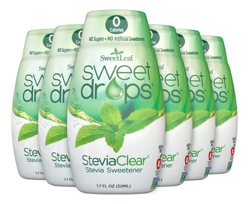 Sweetleaf Sweet Drops - Edulcorante Liquido Transparente De