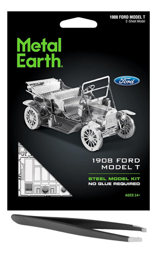 Metal Earth 1908 Ford Model T - Kit De Modelo De Metal 3d