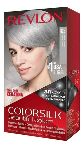 5 Pza Tinte Para Cabello Revlon Colorsilk Beautiful Color 82