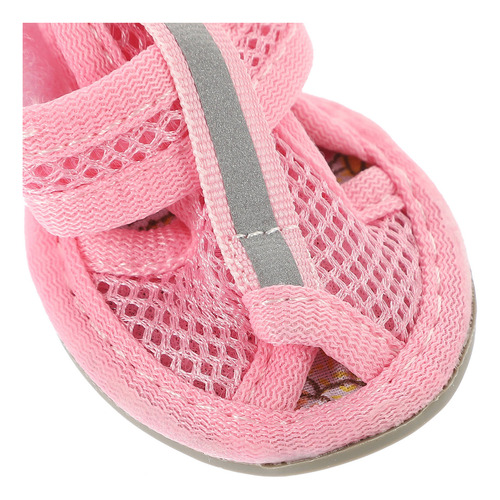 4 Botas Transpirables De Verano Para Mascotas, Sandalias De